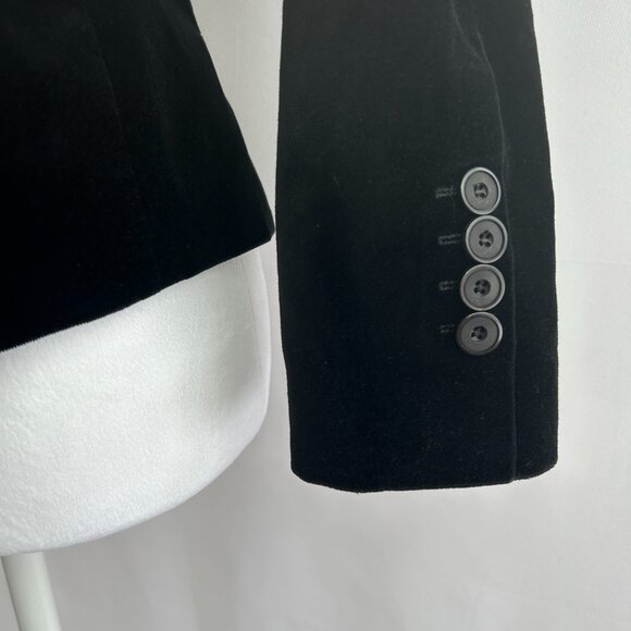 Velvet Black Tailored Blazer – Small - Picture 7 of 12